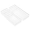 Sorbus 5-Piece Clear Acrylic Narrow Office Drawer Organizer Set - Perfect for pens, craft supplies & more